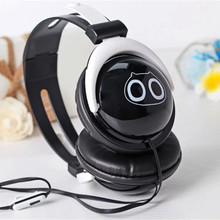 2016 New Arrival Cartoon Colourful Headphone with Microphone for Mobile Phones and Computer for kids