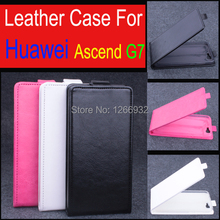 New For HUAWEI Ascend G7 Classic Business Covers PU Leather Flip Case Back Cover Book Case Shell Luxury Mobile Phone Accessories