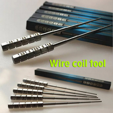 5pcs Coil jig for RDA Atomizer e cigarette for kayfun v4 taifun gt2 rebuildable atomizer mod ivopor SS Coil jig