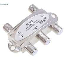 2016 Practical 4 in 1 DS-04C 4×1 DiSEqC 2.0 Switch Satellites FTA TV LNB High Isolation Switch For Satellite Receiver 58