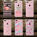 Soft Colorful Flamingo Case For iPhone 6 6S 5 5s SE 7 7Plus Transparent Silicone Phone