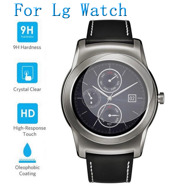 9H Hard Tempered Glass Screen Protector for LG G Watch R W110 Smart Watch Urbane W150