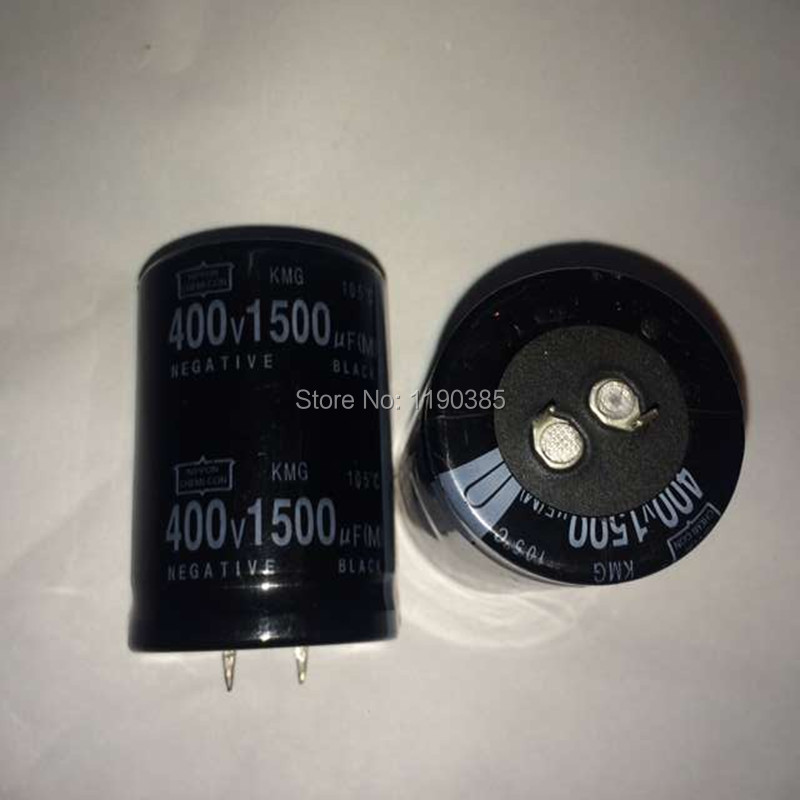 Free hipping  Aluminum electrolytic capacitor  400V 1500UF  35*50  Horn hard foot   The new and original import capacitor
