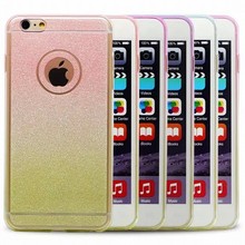 Case For iphone 6 4.7 Inch 2015 New Arrive Mobile Phone Protective Case Back Cover Soft TPU Transparent Gradient Color Design