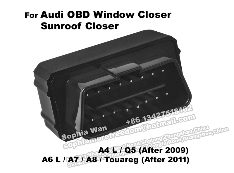 For audi A4 L Q5 A6 L A7 A8 CAN BUS OBD automatic window closer Sunroof