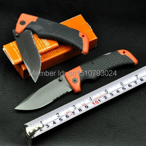 Free shipping 19cm High Quality Outdoor Camping Hunting Rescue Pocket Survival Folding Knife