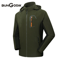 Winter Outdoor Jacket Men Breathable Quick Dry Waterproof Windproof Windbreaker Ski Camping Hiking Hunting Clothes Hooded
