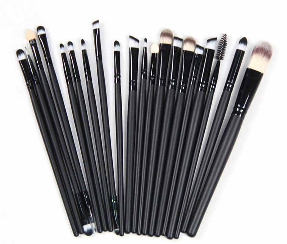 15 pcs Sets Eye Shadow Foundation Eyebrow Lip Brush Makeup Brushes Tool Cosmetic