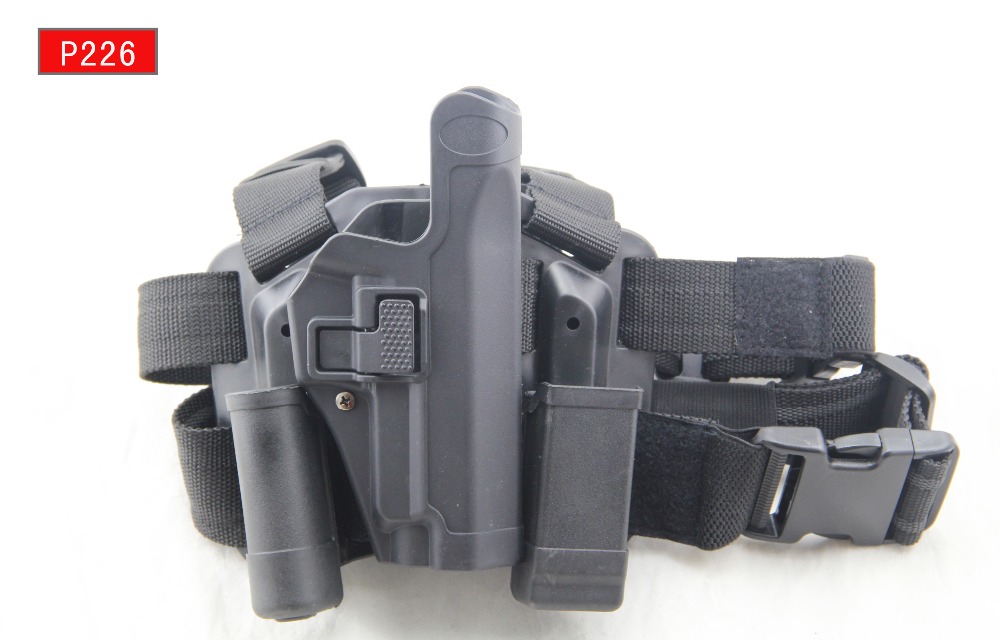 Tactical P226 Leg Holster Level 2 Right Hand Paddl...