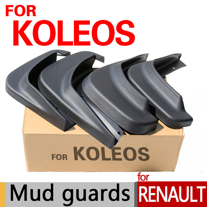 High Quality Mud Flaps For Renault Koleos 2009-2015 Accessories Mud Guards 2010 2011 2012 2013 2014 Car Styling