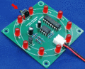 Roundness 10 pcs LED Electron spins the electricity Electronic lottery DIY LED circular flow suite