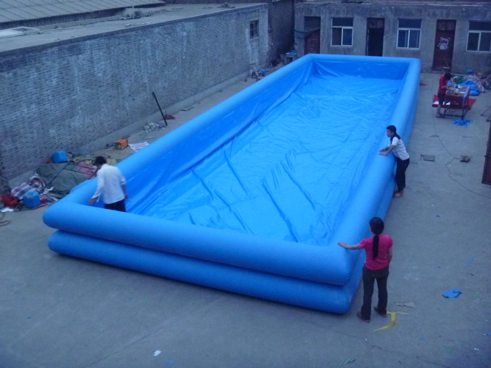 inflatable pool trampoline