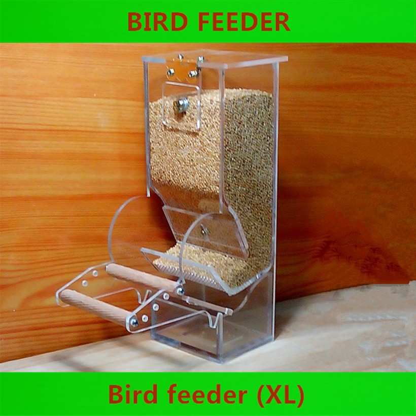 New Bird food containers Automatic Feeding Under the feeder S/M/L/XL Size