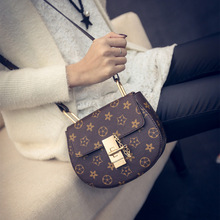 2016 new louisvuigon handbag pig fashion printing lock bag shoulder bag women messenger bag luxury handbags