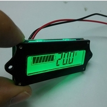 8-65v LCD battery level indicator for lead acid and lithium battery coulombmeter & voltmeter electric scooter ATV EBIKE parts