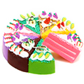 1pcs Colorful Soft Shortcake Dessert Fridge Magnets High Grade Squishy Ultra Realistic Fake Food slow rising