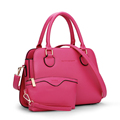 Fashionable Composite Bag Women Simple Handbag Cute Wrist Bag Hard PU Leather Ladies Korean Style Shoulder