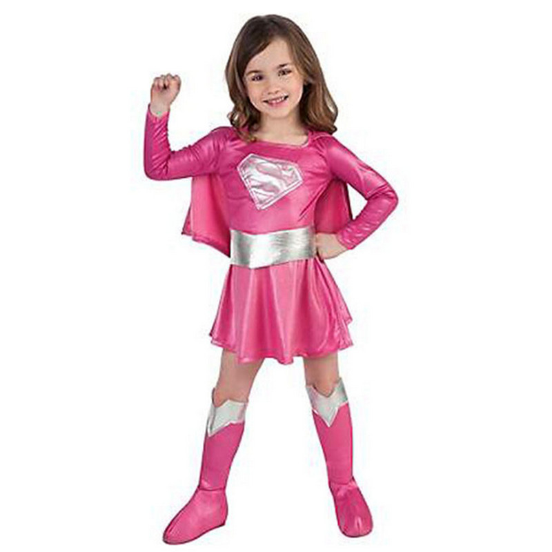 Newest Supergirl Dress Halloween Costume Kids Party Newest Supergirl Dress Halloween Costume Kids Party
