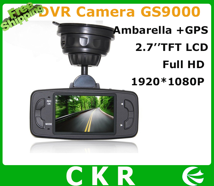 Gs9000 Ambarella  DVR  hd 1920 * 1080 P 2.7 '' - + H.264 + GPS + G -  + HDMI  DVR  