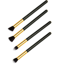 1Set 4Pcs Professional Eye Brushes Set Eyeshadow Foundation Mascara Blending Pencil Brush Makeup Tool Cosmetic Brushes