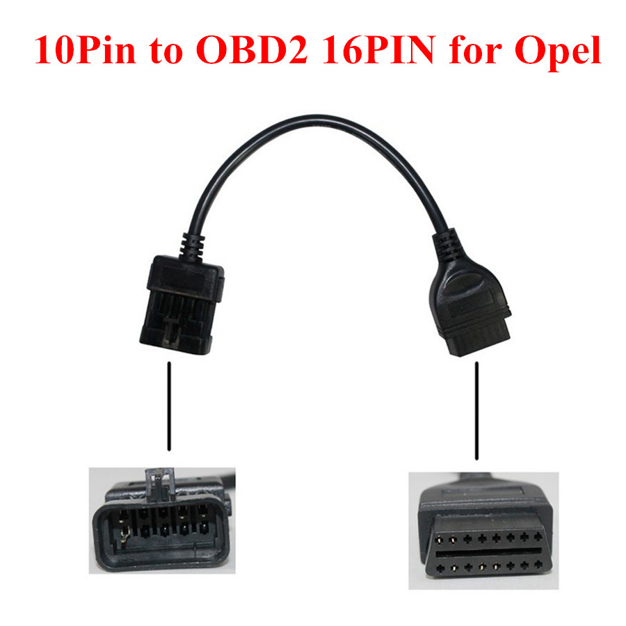 10Pin  OBD2 16PIN   Opel     OBD / OBD2