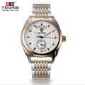 TEVISE 2017 Watches Mechanical Transparent Case Back Men s Watch Waterproof Calendar Fashion Steel Strip Relogio