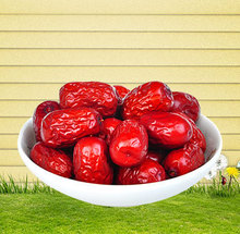Free shipping Xinjiang red date high quality Chinese red Jujube Premium red date Dried fruit Green