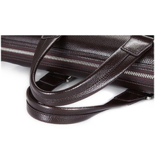 Genuine Leather Handbag Brand Cowhide Men Briefcase Business Leather Laptop Briefcase Shoulder Bags Men Messenger Travel