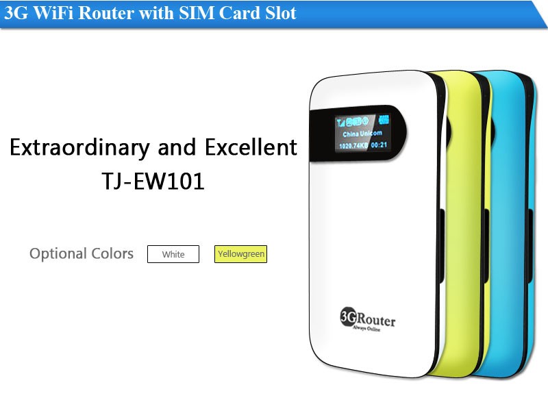 EW101-3G WiFi Router with SIM Card Slot-2