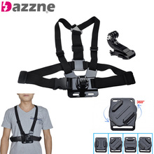 10pcs Adjustable Mount Chest Strap Body Harness Belt for Go Pro Hero 1 2 3 3+ 4 Sport Action Cameras Accessories