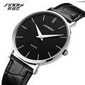 SINOBI Watch Men Fashion Casual Business Quartz Watch Ultra Thin Dial Waterproof Sport Watches Men Clock