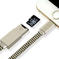 Multi function 8 Pin to USB Digital Cable External U Disk Data Charging Cable Micro SD