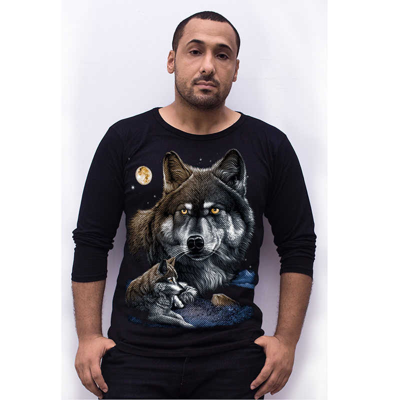   camisetas   wolf- 3d         abercombrie sweatwear