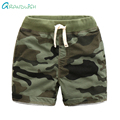 Grandwish Children Denim Shorts for Boys Camouflage Drawstring Shorts for Kids Girls Quality Casual Cotton Shorts