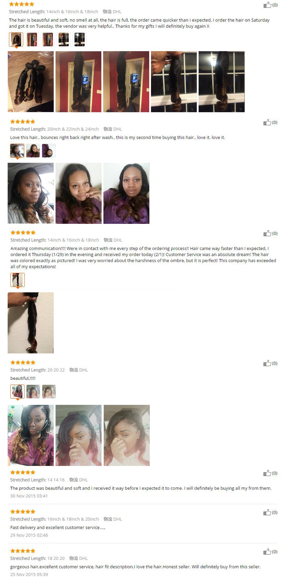 ombre spring curly virgin hair