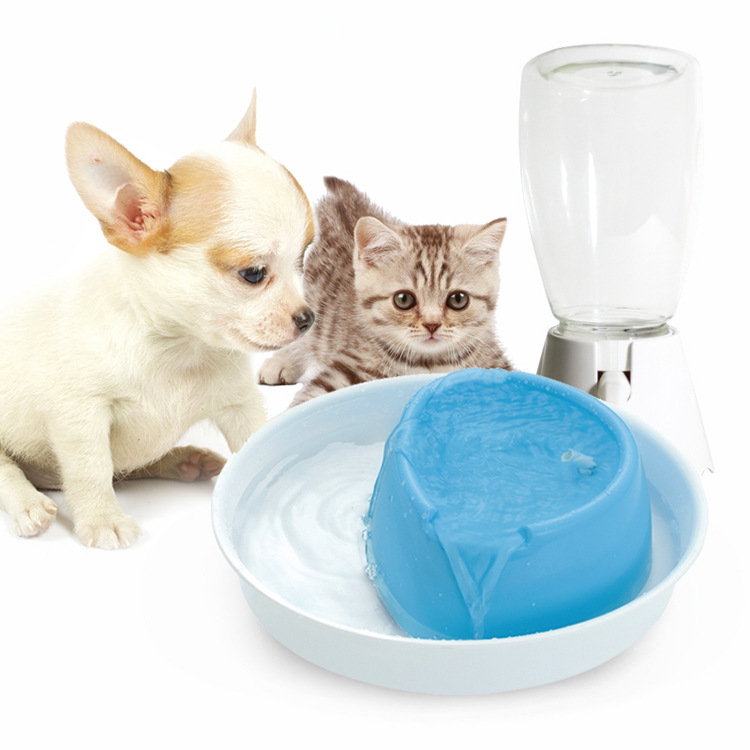 Pet cat dog fountain water dispenser drinking foun...
