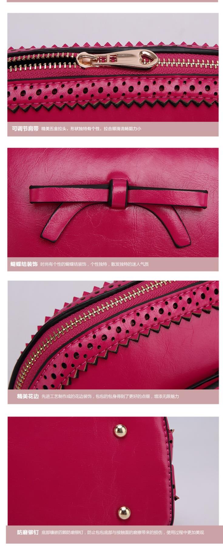 2015 Real Totes Unisex Bow Solid Bags Scarlett Ning Brand Handbag