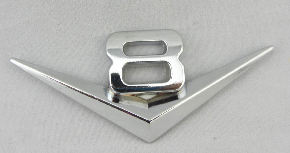 2PCS-Car-SUV-V8-Silver-Sticker-Fit-For-f