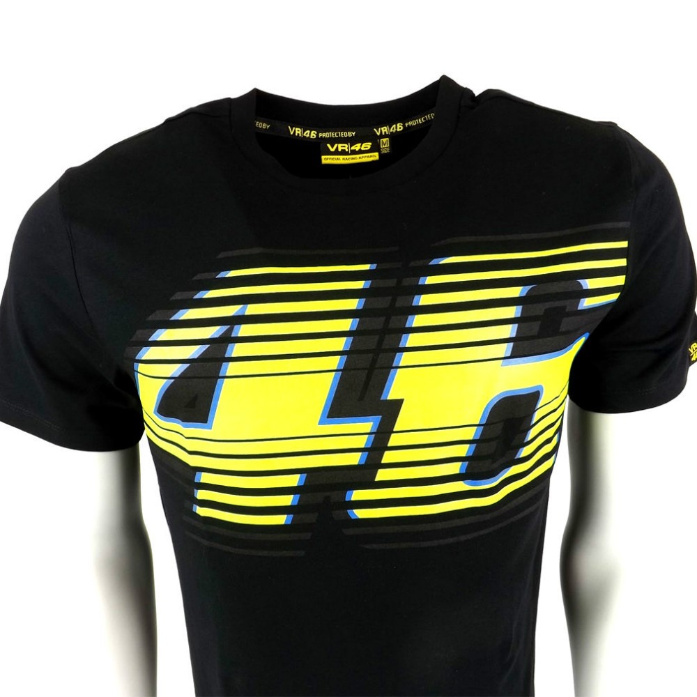 Motorcycle-Motocross-casual-T-shirt-Rossi-white-46-VR46-LOGO-Monza-T-Shirt (1)