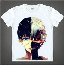 New Fashion Tokyo Ghoul T-Shirt Anime Ken Kaneki Cosplay T Shirt Men women breathable Short Sleeve Tee 07
