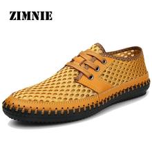 Fashion Simple Sport Sandals Style Men Sneakers Summer Breathable Air Mesh Running Shoes Cool Low Upper Heigh Lace Up