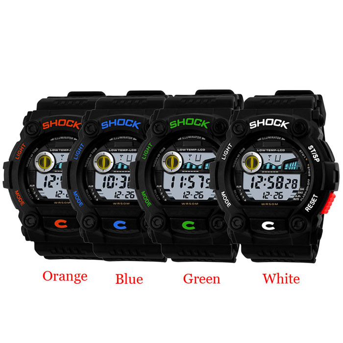 2015 Boys And Girls Outdoor Sports Timing Personality Neutral Table Quartz Men Mens Watches Wristwatches Top