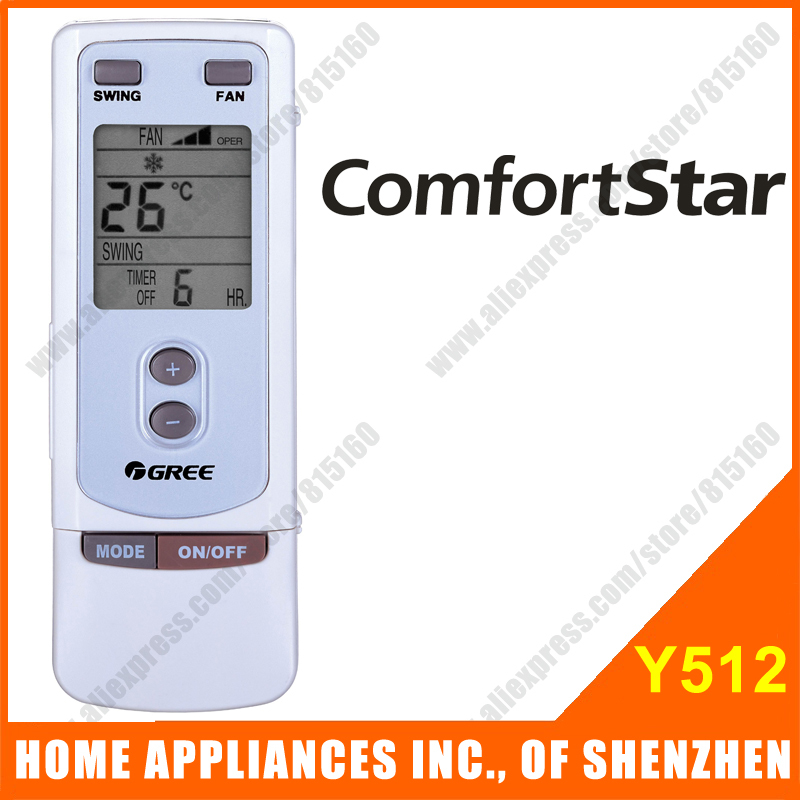 Comfortstar control remoto Airea condicionado