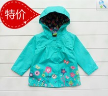 Free shipping new sale 2013 spring autumn baby clothing topolino girl hood trench/outerwear/top/windcheater/jacket