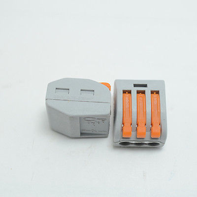 50pcs wire wiring connector 3 pin terminal block lever awg 50pcs wire wiring connector 3 pin terminal block lever awg
