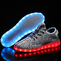 Newest 2017 Simulation LED Shoes For Adults Men s Black Casual Shoes Men Couple High Quality