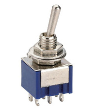 Мтс-203 защелка миниатюрный тумблер 125VAC 6а ON-OFF-ON 3 позиции DPDT