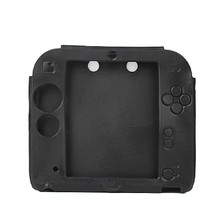 New Black Silicone Protective Case Rubber bumper Gel Skin Sleeve Cover for Nintendo 2DS Soft Shell