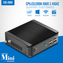mini pc J1800 dual core HDMI+VGA mini pc windows  desktop computer support Windows 7/8/10/linux etc.