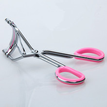 1 pcs Women Wonderful Pro Handle Eye Lashes Curling False Eyelashes Curlers Clip Beauty Makeup Tool for eye eyebrow clip rubber
